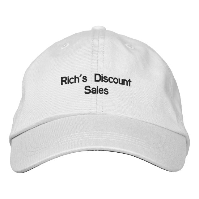 Personalised Adjustable Hat (Front)