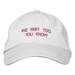 Personalised Adjustable Hat - WE FART TOO