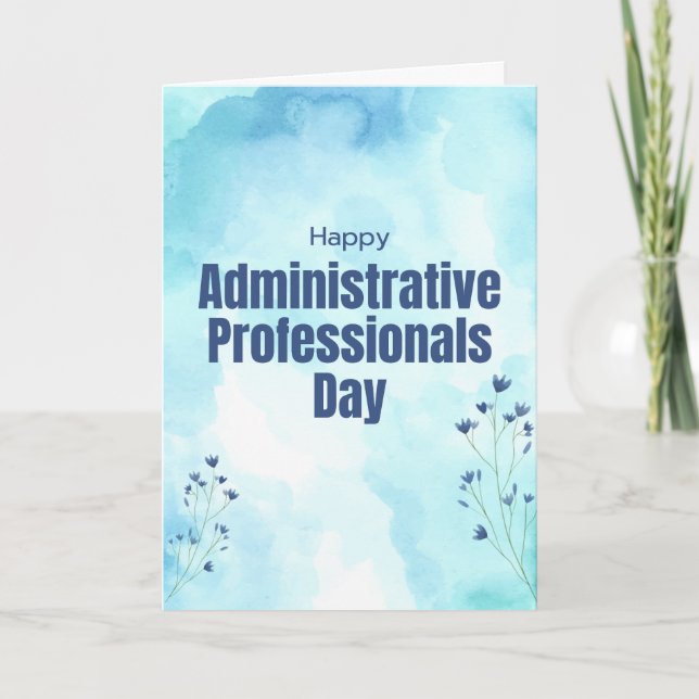 Personalised Administrative Professionals Day Card (Front)