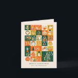 Personalised Advent Calendar Christmas Blank Holiday Card<br><div class="desc">Celebrate the holiday season with this charming Nutcracker-themed Personalised Family Advent Calendar art card. The festive red and green design beautifully captures the magic of Christmas, featuring a delightful Nutcracker-inspired drawing of an advent calendar. Perfect for adding a touch of holiday cheer to your greetings, this card can be personalised...</div>