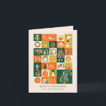 Personalised Advent Calendar Christmas Blank Holiday Card<br><div class="desc">Celebrate the holiday season with this charming Nutcracker-themed Personalised Family Advent Calendar art card. The festive red and green design beautifully captures the magic of Christmas, featuring a delightful Nutcracker-inspired drawing of an advent calendar. Perfect for adding a touch of holiday cheer to your greetings, this card can be personalised...</div>