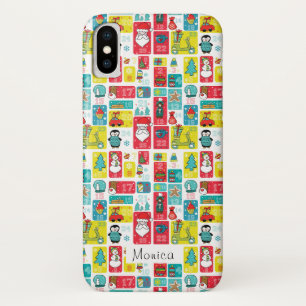 Personalised Advent Calendar Christmas iPhone X Case