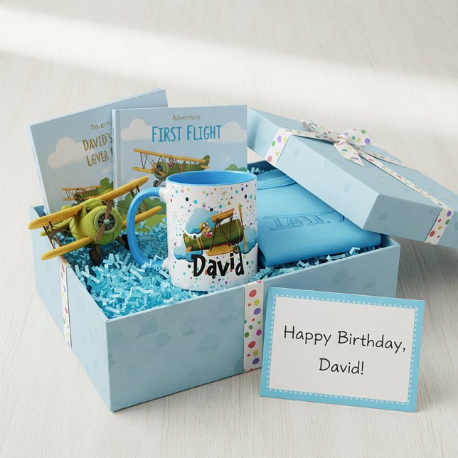 Personalised aeroplane coffee mug (Creator Uploaded)