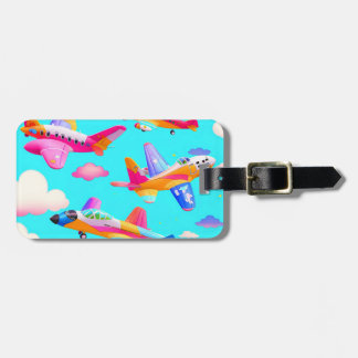 Personalised Aeroplane luggage tag