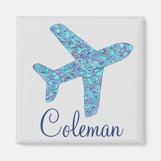 Personalised Aeroplane Magnet