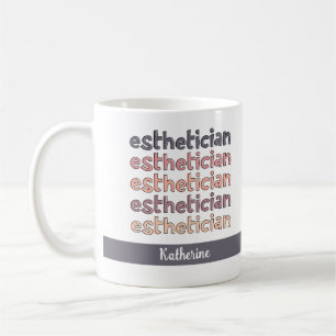 Personalised Aesthetician Cosmetologist Beautician Coffee Mug