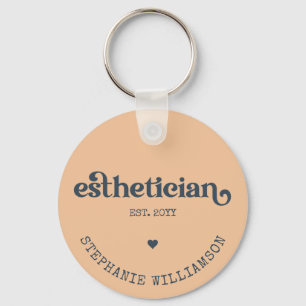 Personalised Aesthetician Cosmetologist Beautician Key Ring