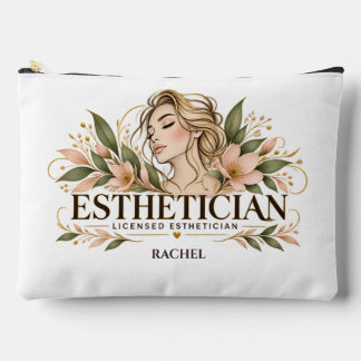 Personalised Aesthetician Makeup Bag - Custom Name