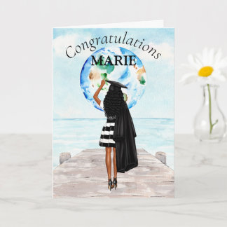Personalised African American Congratulations  Card