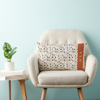 Personalised Afrohemian Earth & Sun Lumbar Pillow
