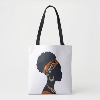 Personalised Afrohemian Queen Canvas Tote Bag