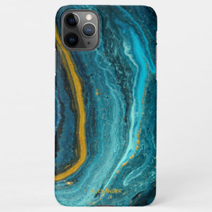 Personalised Agate Handwritten Name Trendy Modern iPhone 11Pro Max Case