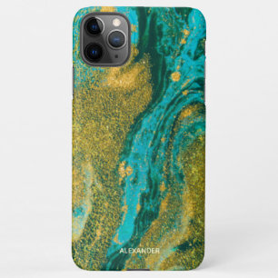 Personalised Agate Handwritten Name Trendy Modern iPhone 11Pro Max Case