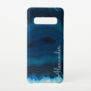 Personalised Agate Handwritten Name Trendy Modern Samsung Galaxy Case