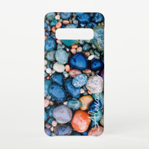 Personalised Agate Handwritten Name Trendy Modern Samsung Galaxy Case