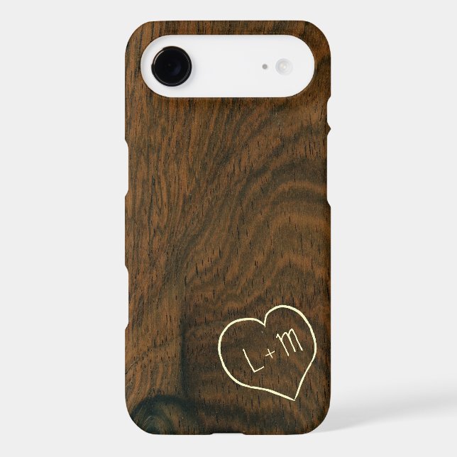 Personalised Aged Mahogany Wood Texture Case-Mate Samsung Galaxy Case (Back)
