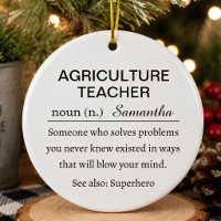 Personalised Agriculture Teacher Definition