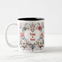 Personalised AI generated Boho Heart Design