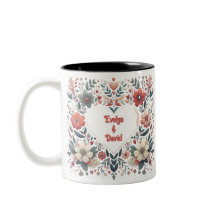 Personalised AI generated Boho Heart Design