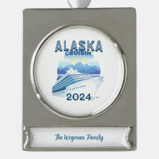 Personalised Alaska Cruisin' 2024 Banner Ornament