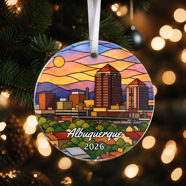 Personalised Albuquerque Acrylic Ornament, Custom  Ornament (Creator Uploaded)