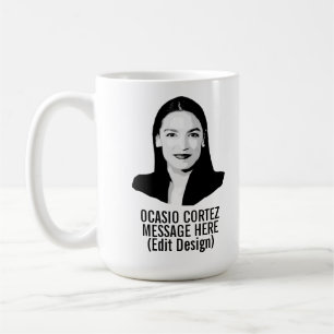 Personalised Alexandria Ocasio-Cortez Coffee Mug