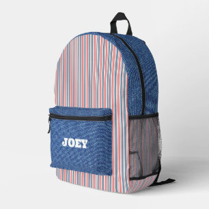 Personalised All-American  Printed Backpack