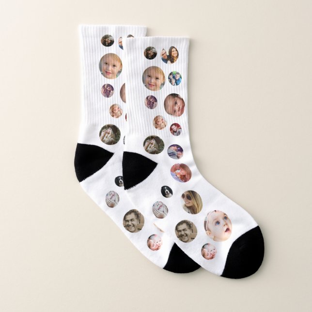 Personalised All-Over-Print Photo Socks (Pair)