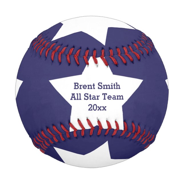 Personalised All Star Baseball (Back)