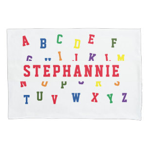 Personalised Alphabet Pillowcase