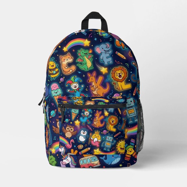 Personalised Alphaland Kids Explorer Backpack  (Front)