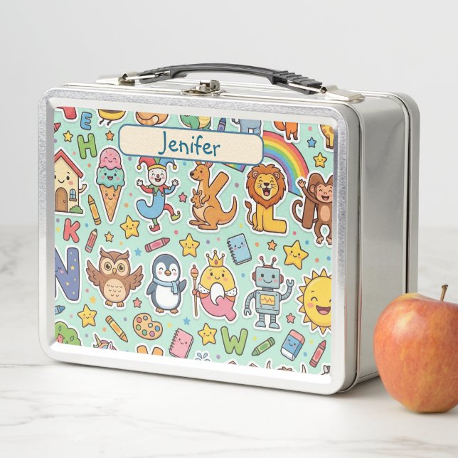 Personalised Alphaland Kids Lunch Box Lite (In Situ)