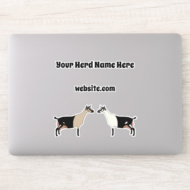 Personalised Alpine Dairy Goat (Computer)