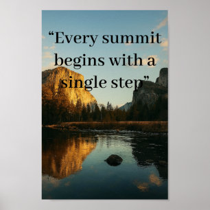 Personalised Alpine Reflection Chalkboard Print