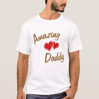 Personalised Amazing Daddy T-Shirt | Custom Name