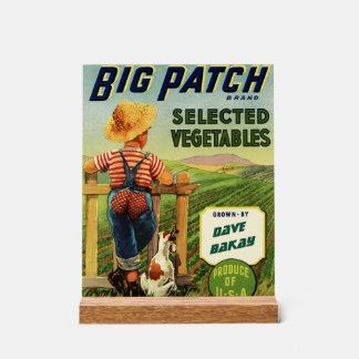 Personalised American Country Homegrown Farmboy  Acrylic Sign