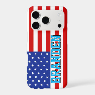 Personalised American Flag Custom Name