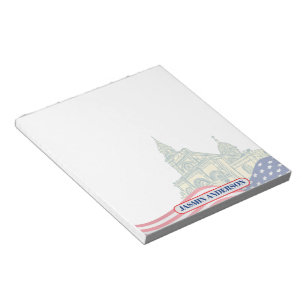 Personalised American Flag Patriotic USA  Notepad