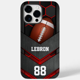 Personalised American Football Number & Name Case-Mate iPhone 14 Pro Max Case