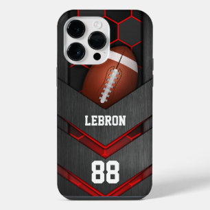Personalised American Football Number & Name iPhone 14 Pro Max Case