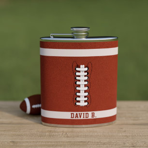 Personalised American Football Tailgate Party Flas Hip Flask
