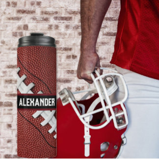 Personalised American Football Water Bottle