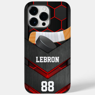 Personalised American Hockey Number & Name Case-Mate iPhone 14 Pro Max Case
