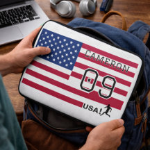 Personalised American Soccer Athlete Patriotic
