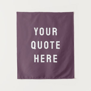 Personalised Amethyst Quote Your Nursery Wall Art Tapestry