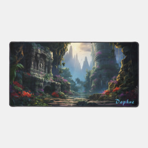 Personalised Ancient Ruins in the Forest Desk Mat