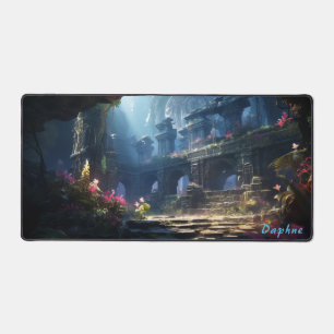Personalised Ancient Ruins in the Forest Desk Mat