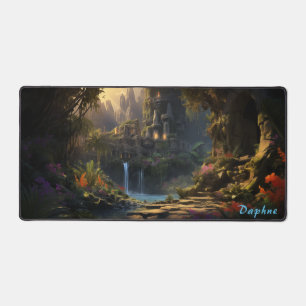 Personalised Ancient Ruins in the Forest Desk Mat