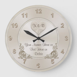 Personalised and Unique Bridal Shower Gifts CLOCK