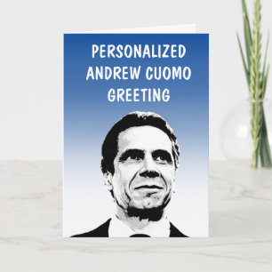 Personalised Andrew Cuomo Greeting Card